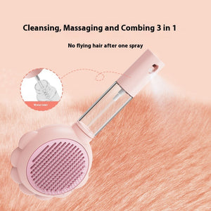 Transform Your Pet Grooming Routine with the 2 In 1 Self Cleaning Dog Brush Comb With Spray