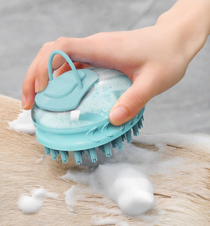 Pamper Your Pooch with the Ultimate Pet Bath Dog Rub Massage Brush