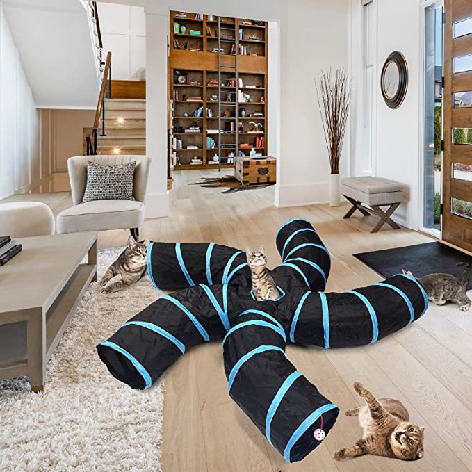 Tree Pattern Tunnel Cat Toy: A Playtime Paradise for Your Feline Friend