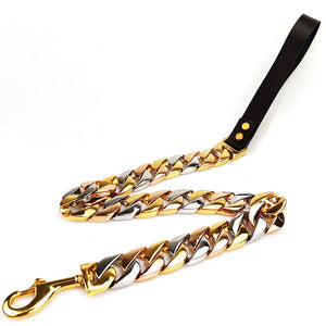 Unleash the Power of Style and Strength with Our Stainless Steel Dog Leash