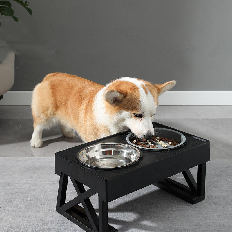 Transform Your Pet's Mealtime with the Vertical Anti-choke Slow Food Dog Bowl