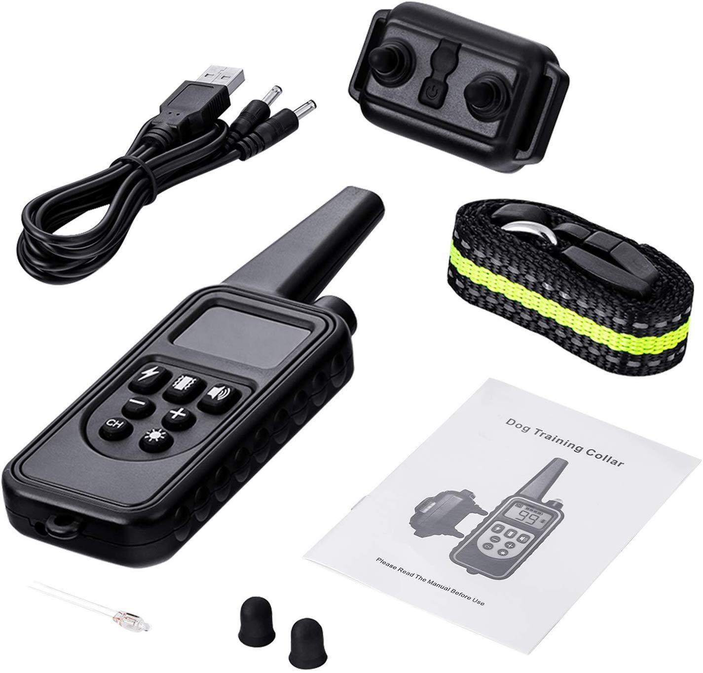 800M Waterproof Dog Training Collar with Remote Control