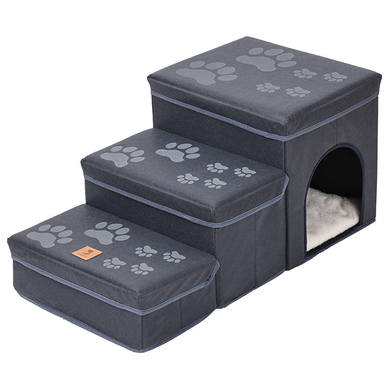 Multifunctional Pet Stairs for Cats and Dogs - Soft and Stylish
