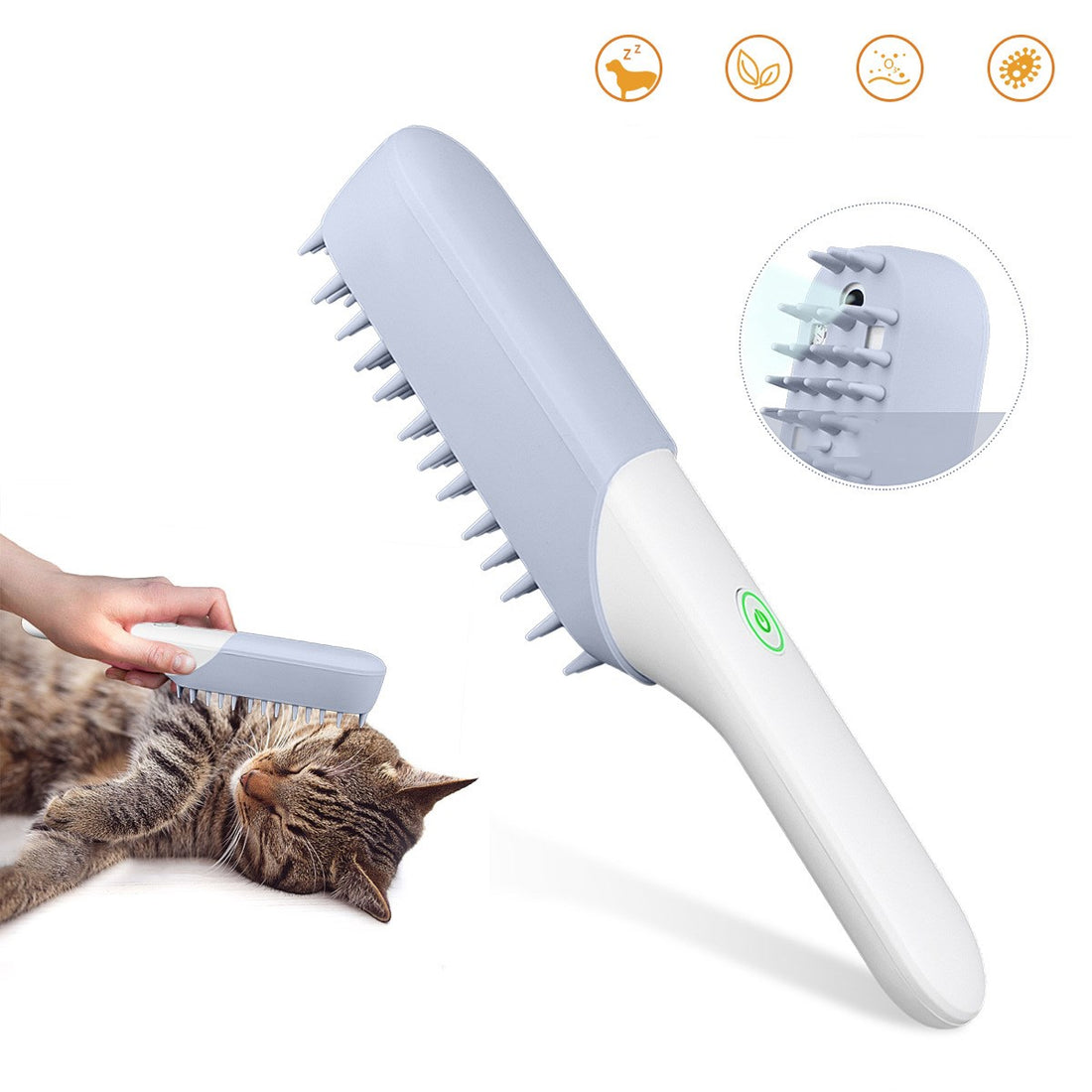 Pet Silicone Fur Remover Massage Brush