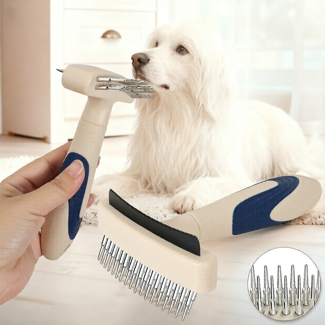 Pet Grooming Brush For Removing Hairs