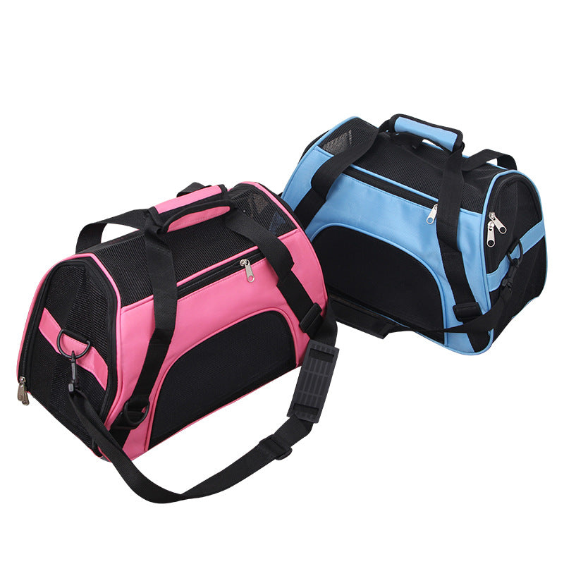 Portable Pet Mesh Carrier Travel Bag