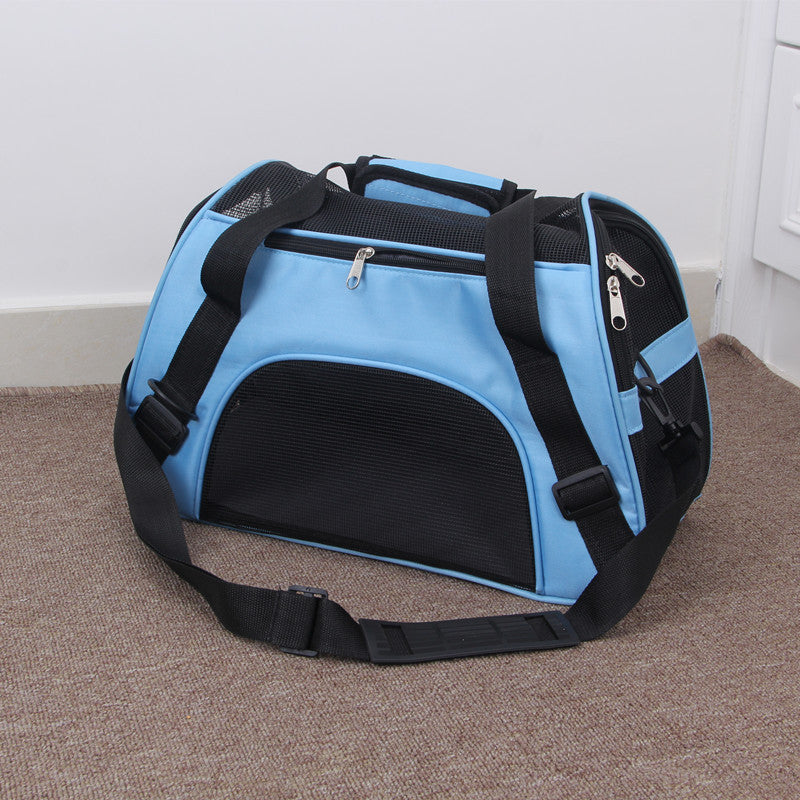 Portable Pet Mesh Carrier Travel Bag
