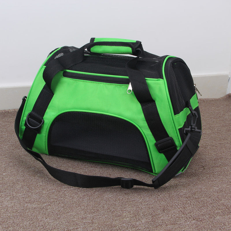 Portable Pet Mesh Carrier Travel Bag
