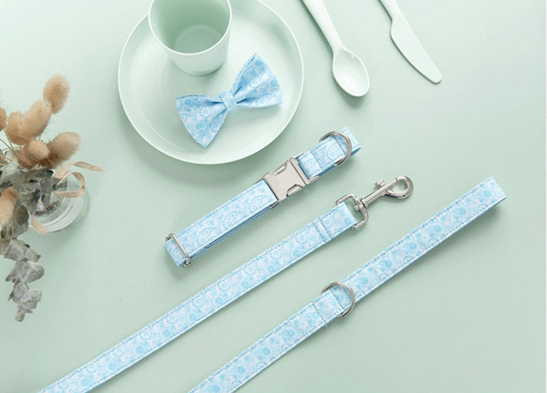 Paisley Pet Collar Leash