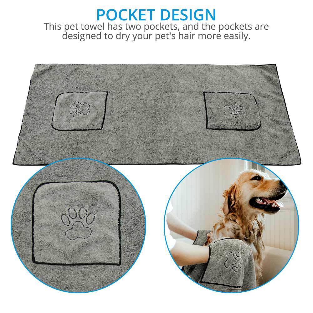 Super Absorbent Large Pet Dog Bath Towel