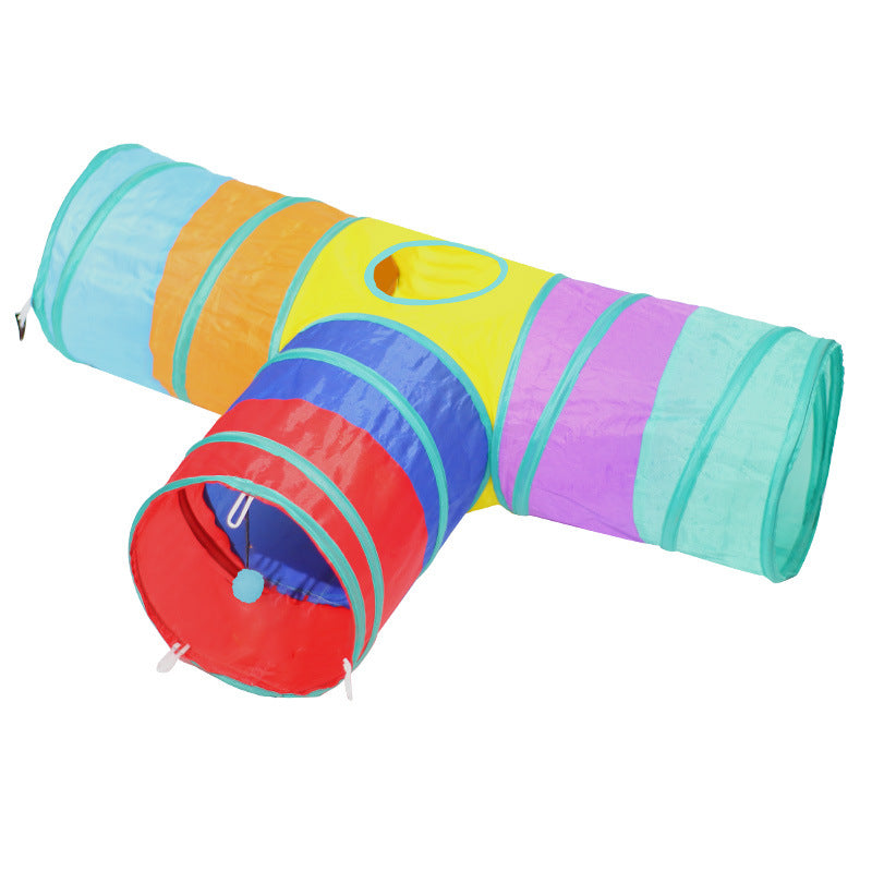 Cat Tunnel Foldable Pet Climbing Path Toy