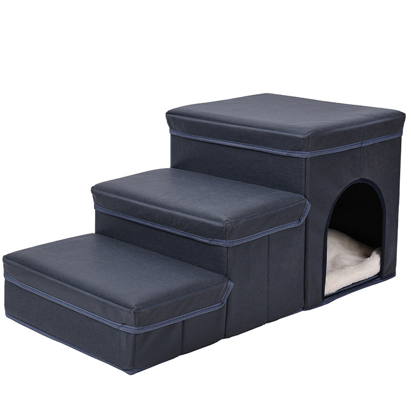 Multifunctional Pet Stairs for Cats and Dogs - Soft and Stylish