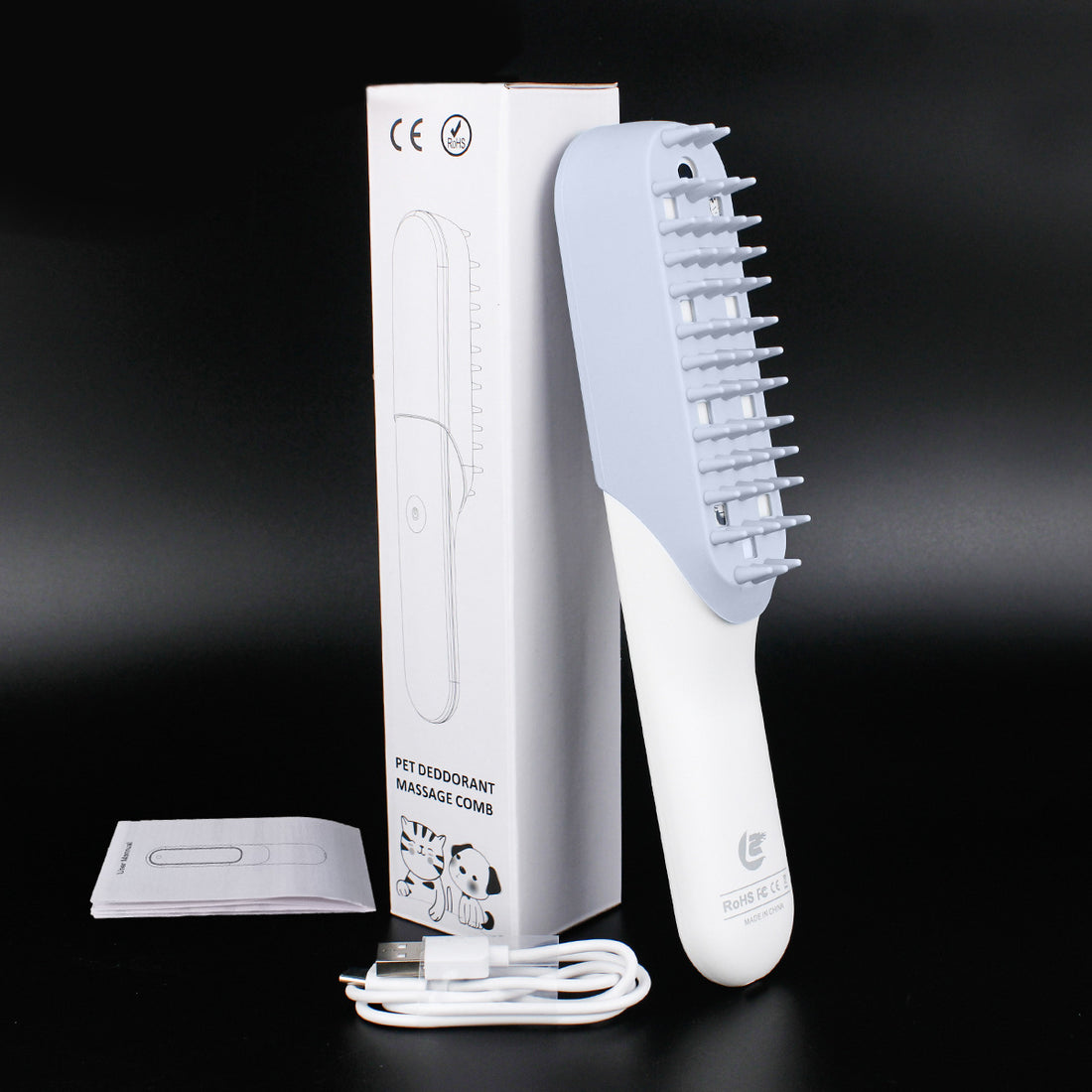 Pet Silicone Fur Remover Massage Brush