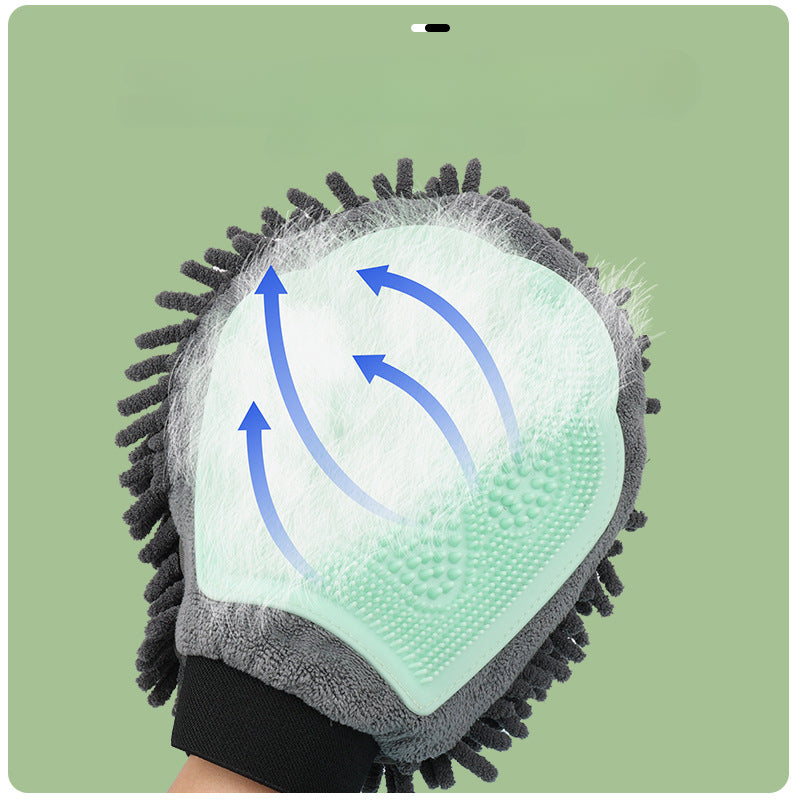 Pet 2-in-1 Grooming Glove