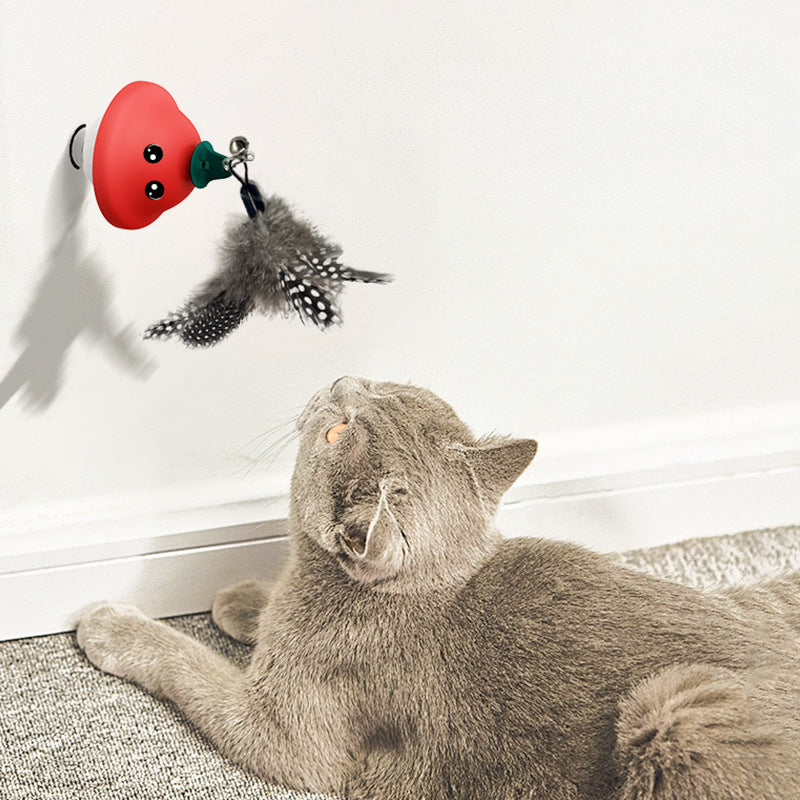 Cat Wand Suction Movement Playing Toy
