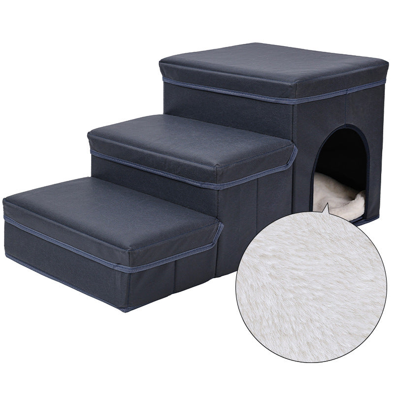 Multifunctional Pet Stairs for Cats and Dogs - Soft and Stylish
