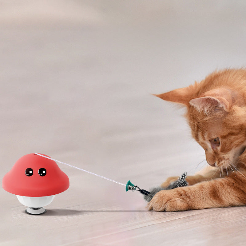 Cat Wand Suction Movement Playing Toy
