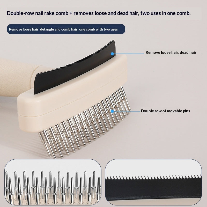 Pet Grooming Brush For Removing Hairs