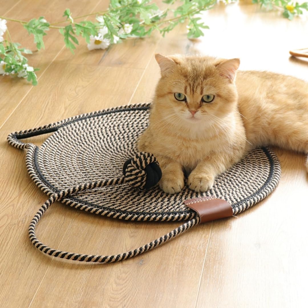Braided Cotton Rope Cat Claw Mat