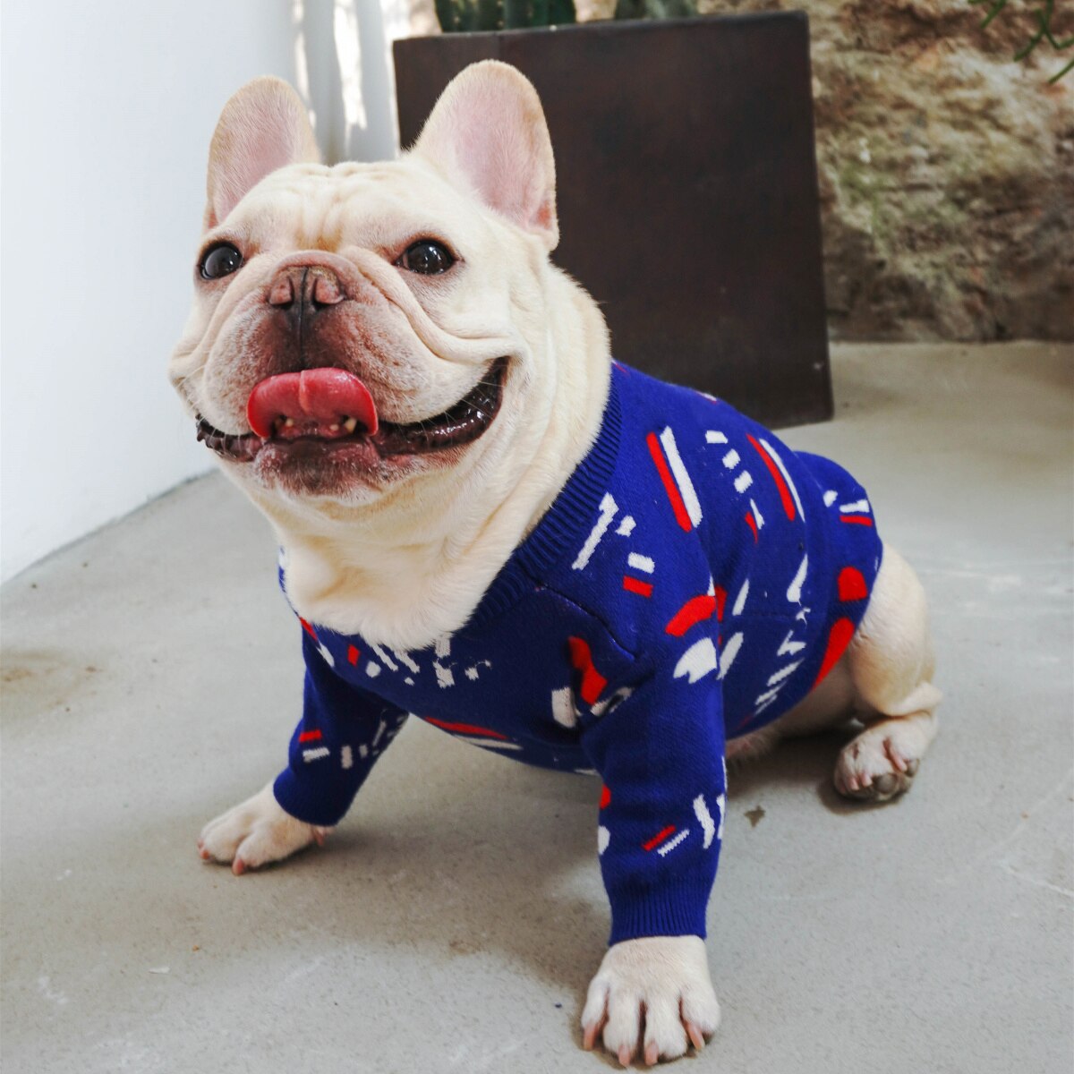 Pug Pet Sweater Dog Clothes