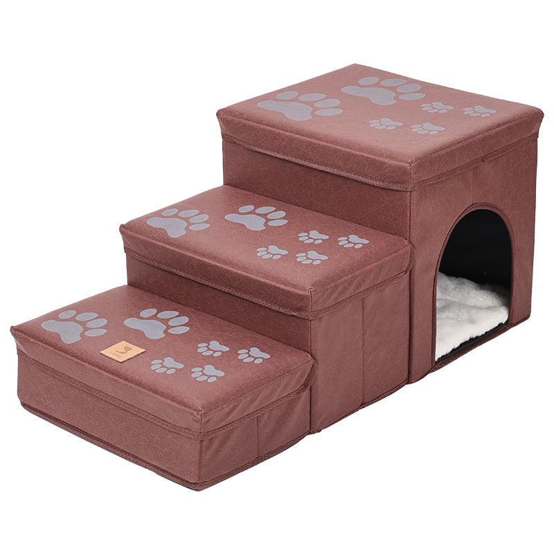 Multifunctional Pet Stairs for Cats and Dogs - Soft and Stylish