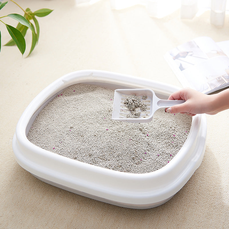 Pet Toilet Cat Litter Box with Scoop