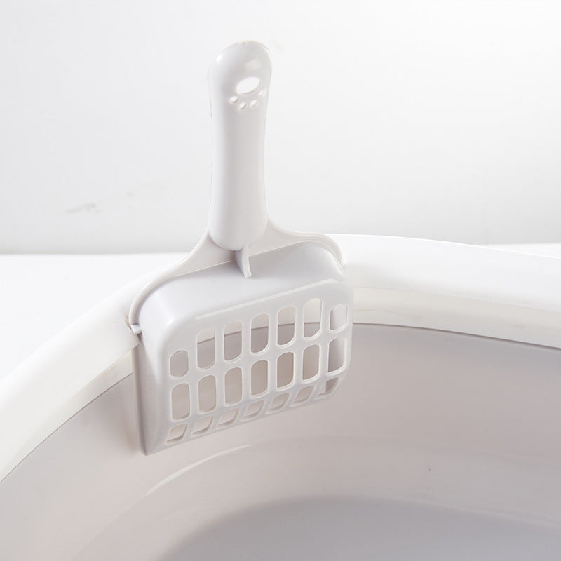 Pet Toilet Cat Litter Box with Scoop