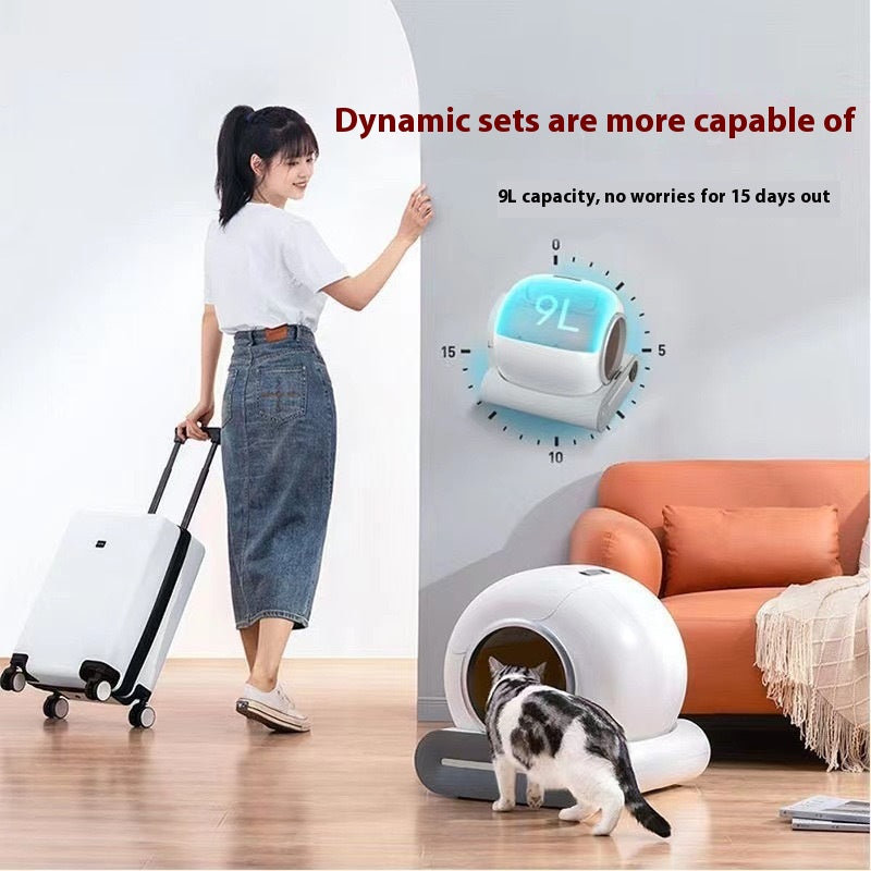 Automatic Cat Toilet Smart Pooper Scooper for Effortless Cleaning
