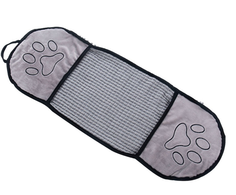 Solid Color Water Pet Bath Towel