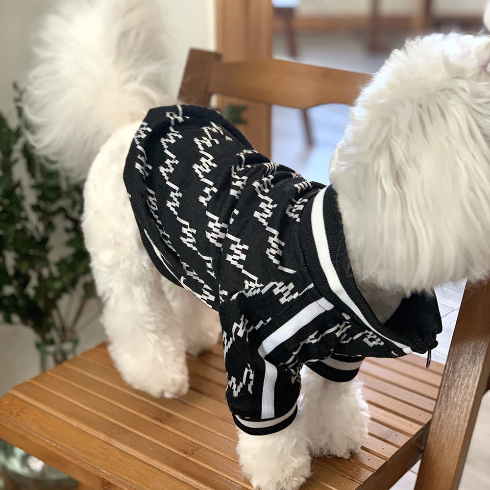 Winter Teddy Pet Jacket Zipper Coat