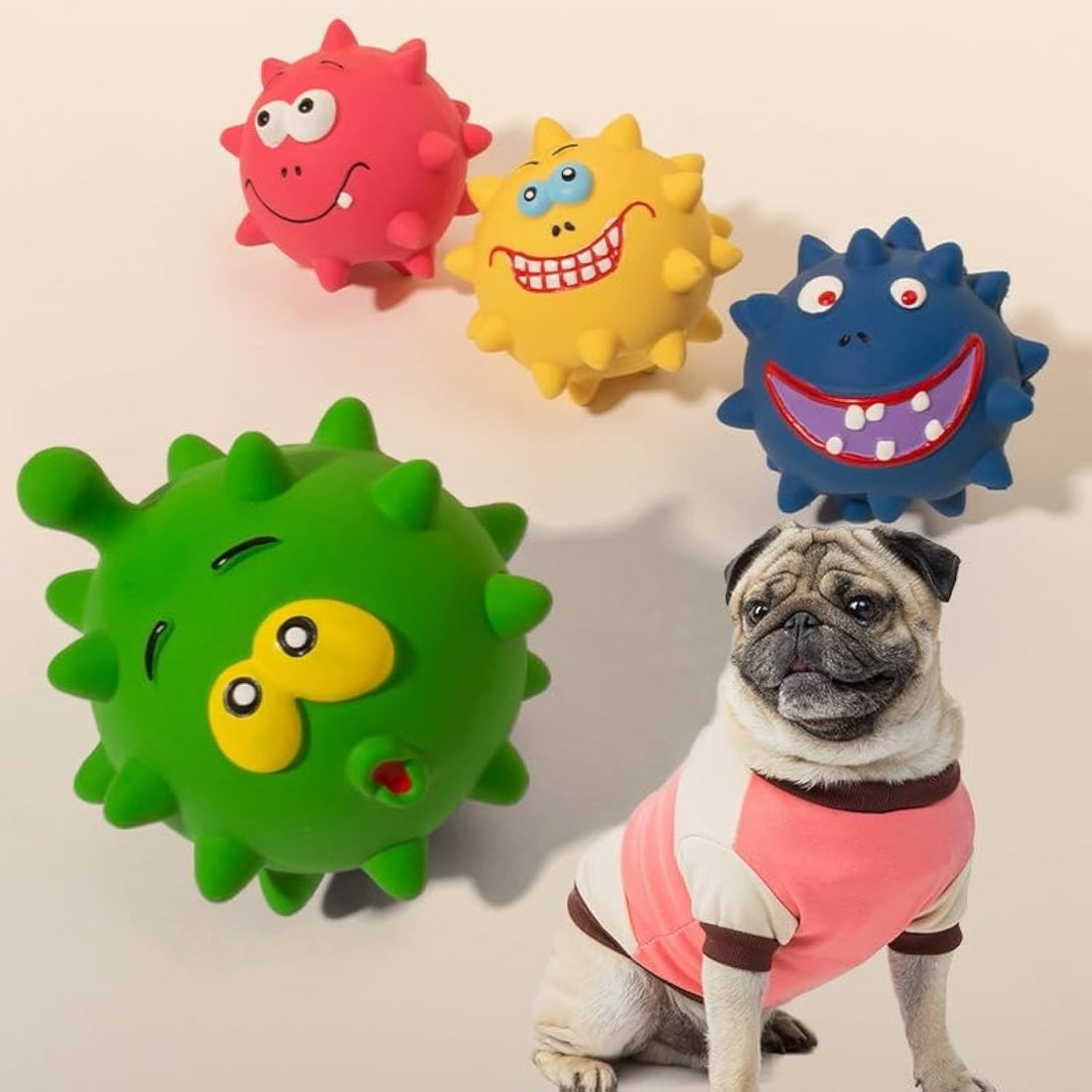 Latex Rubber Squeaky Dog Toys