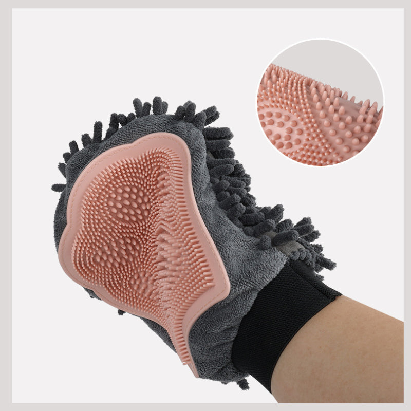 Pet 2-in-1 Grooming Glove