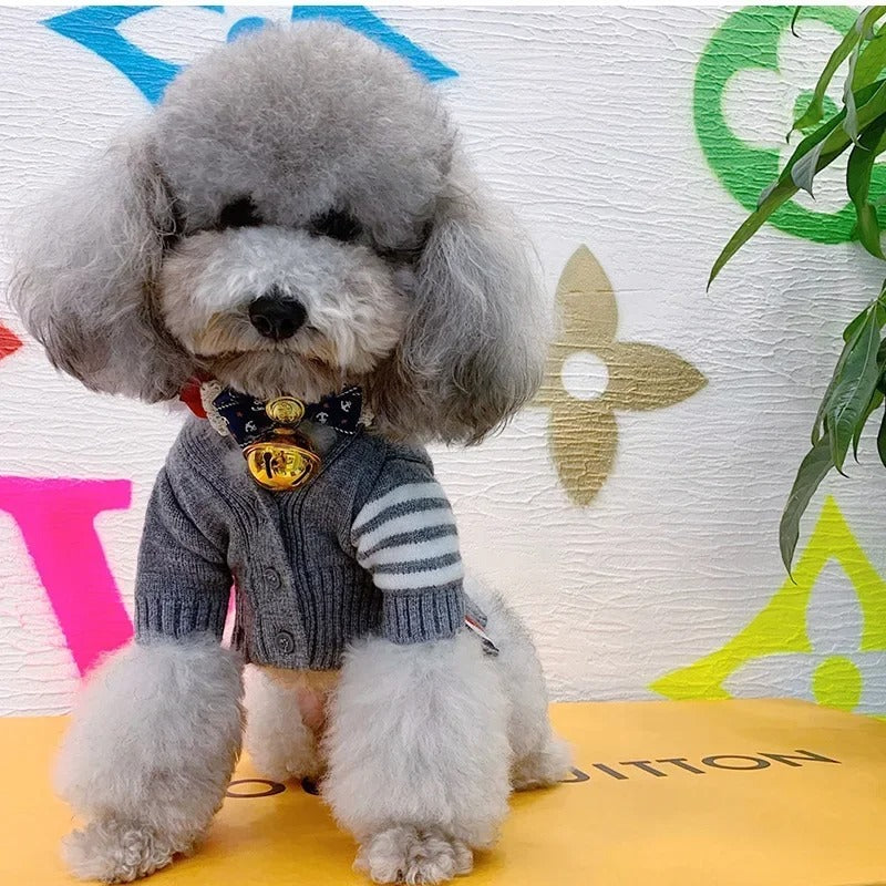 Pet Clothes Cardigan Sweater
