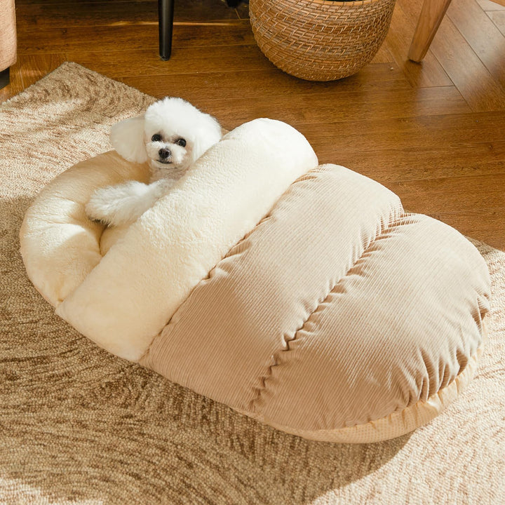Ultra Soft Cute Plush Slipper Pet Bed