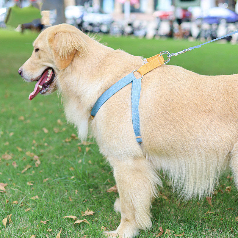 Color Pet Drawstring Vest-style Dog Leash