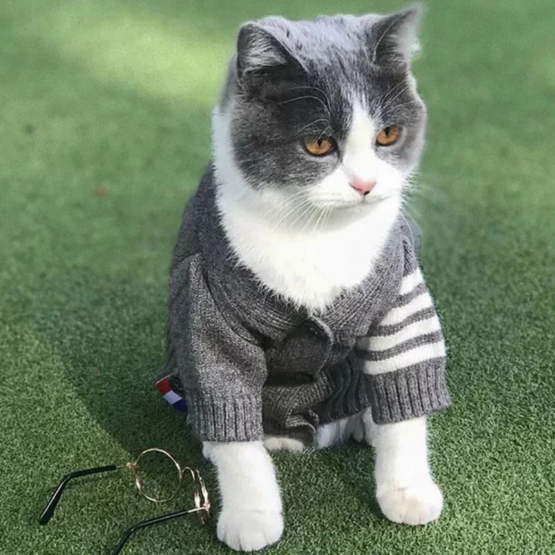 Pet Clothes Cardigan Sweater