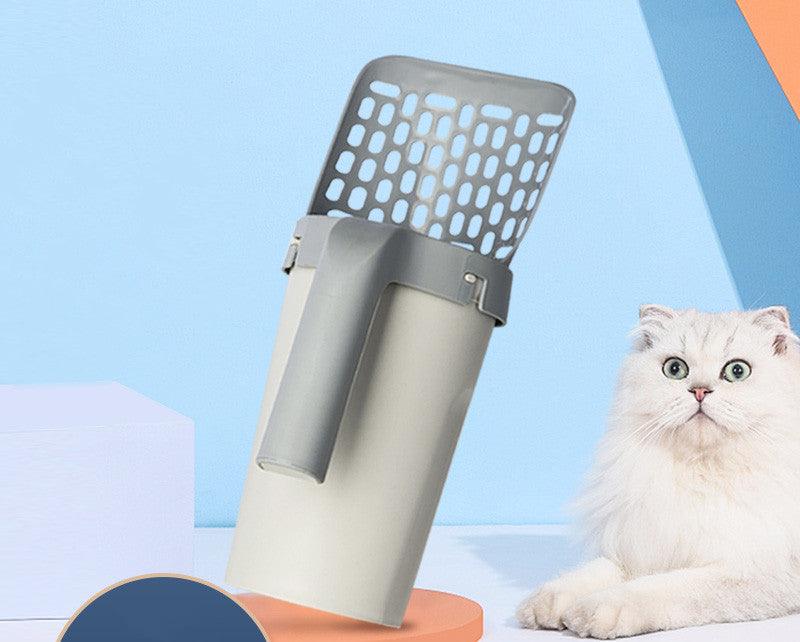 Storage Box Lazy Cat Litter Shovel Set