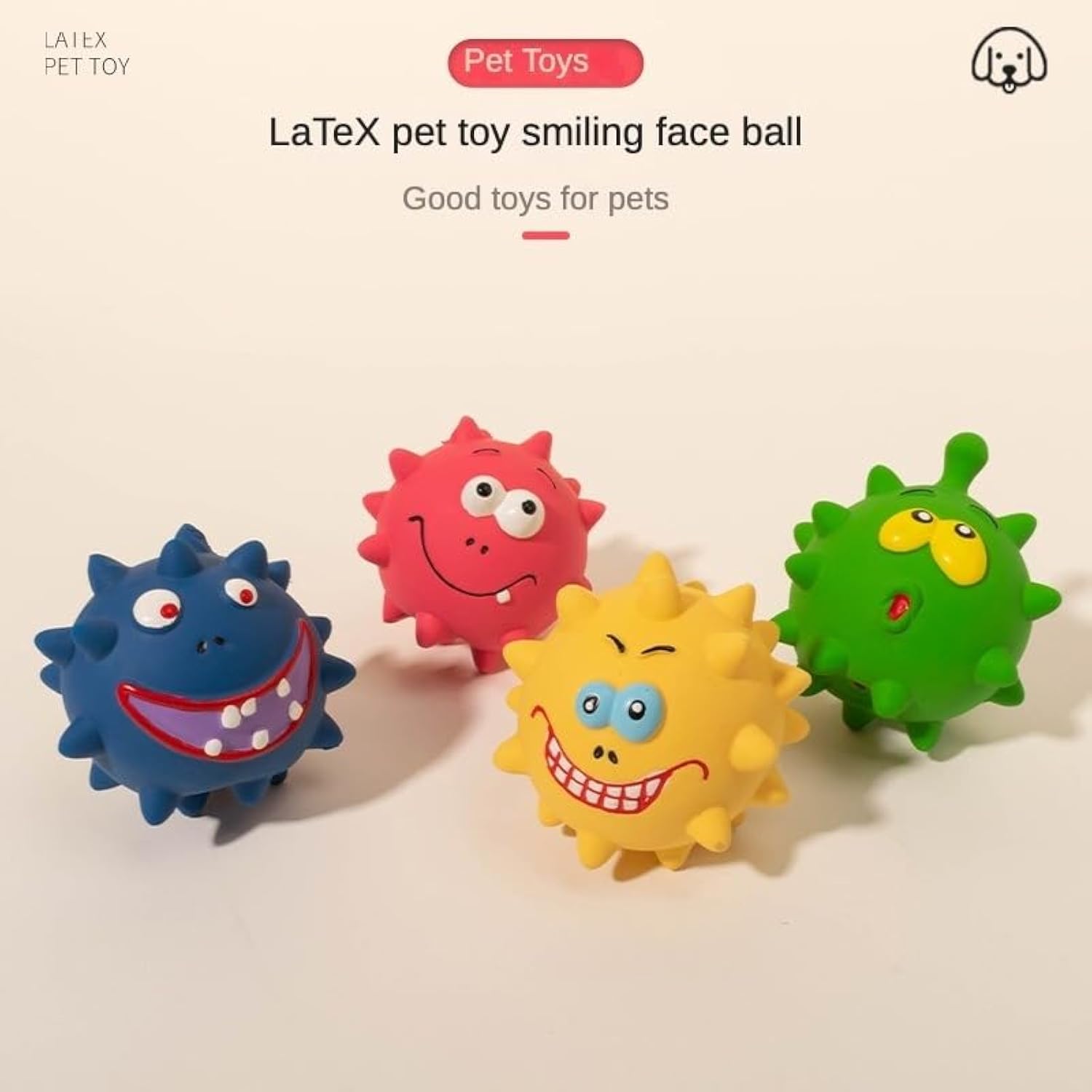 Latex Rubber Squeaky Dog Toys