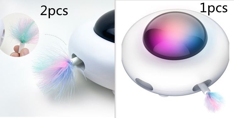 Pet Toy Gravity UFO Smart Teaser Flying Sucer